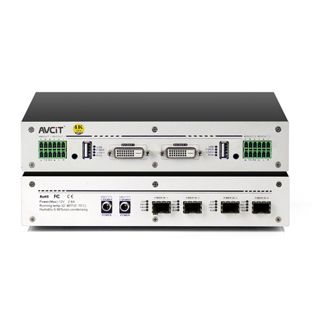 4K KVM Receiver-DVI